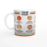 Italian Pizza Types - White 11oz Ceramic Mug