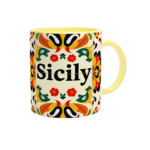 Sicilian Style Tiles Design Mug - 11oz Ceramic Coffee Cup - Perfect Gift for Tile Lovers