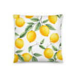 Lemon Grove Charm Pillow – Refreshing Sorrento-Inspired Design for Cozy Spaces