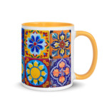 Florentine-Inspired Tea and Coffee Mug – A Beautifully Painted Masterpiece for Discerning Drinkers!