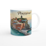 Portofino Italy Mug - Colorful Ceramic Coffee Cup - Travel Souvenir Gift - Perfect for Tea & Espresso