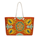 Italian Renaissance Weekender Bag, Artist Inspired Style, Oversized Travel Tote, Weekender Bag, Carryall Tote Bag