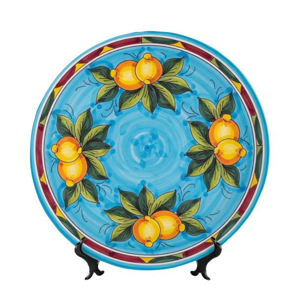 Sorrento Lemon Grove Plate – Featuring lush citrus groves and the deep blue Mediterranean
