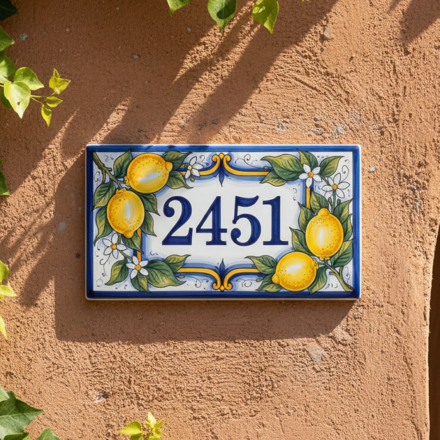 Custom Door Number Tile