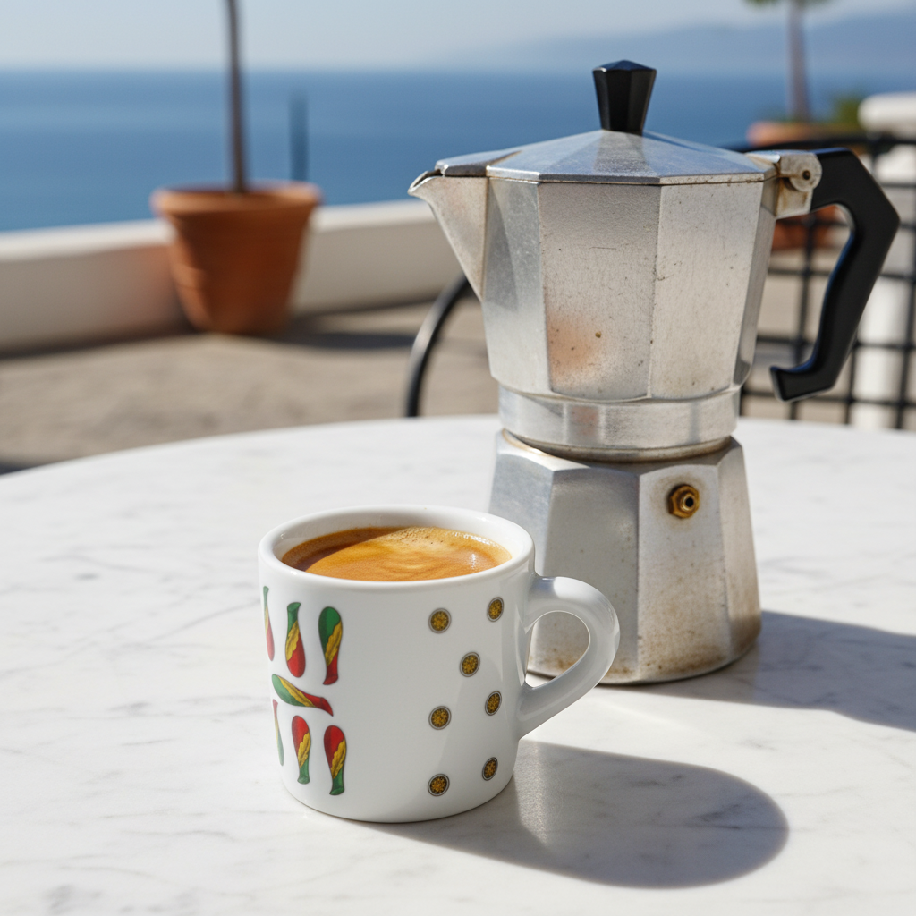 Italian Card Game Inspired Espresso Cup 6oz - Traditional Scopa Card Motifs - Authentic Cafe Style - Image 10