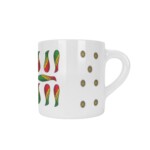 Italian Card Game Inspired Espresso Cup 6oz - Traditional Scopa Card Motifs - Authentic Cafe Style