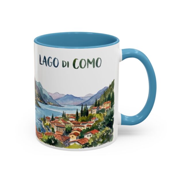 Lago di Como Mug Italian Lake Inspired By Como Italy Coffee Cup Scenic Travel Gift Ceramic Art Mug