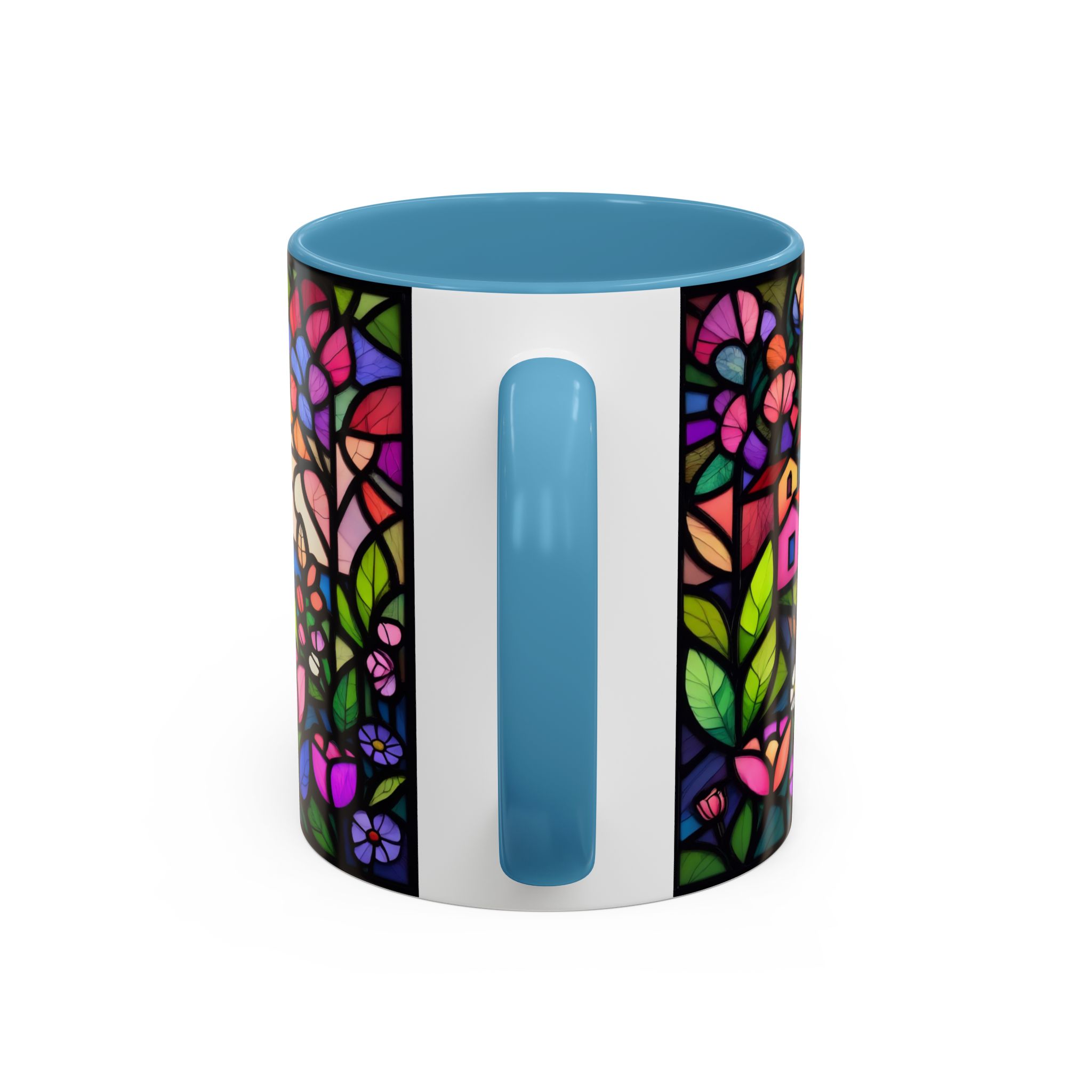 Italian Riviera Stained Glass Effect Mug – Coastal Scene Ceramic Coffee Cup (11oz 15oz) - Image 36
