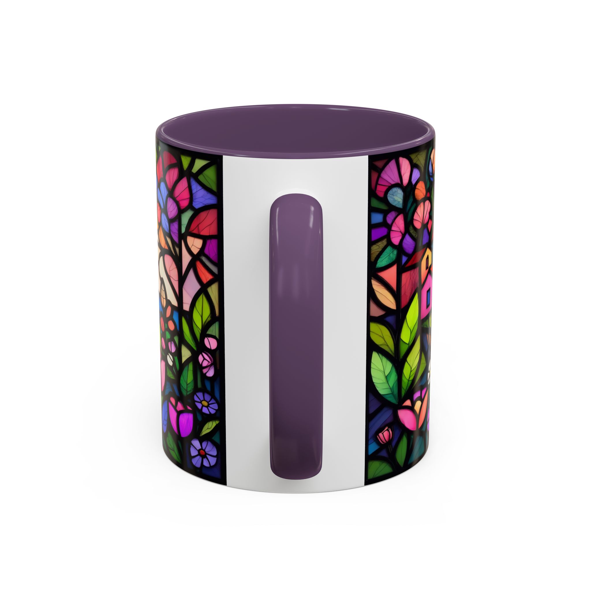 Italian Riviera Stained Glass Effect Mug – Coastal Scene Ceramic Coffee Cup (11oz 15oz) - Image 48