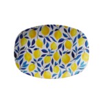 Coastal Lemon Grove Serving Platter Inspired by Positano Summer Vibe