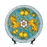 Rustic Italian Villa Style Decor Inspired By Sorrento Lemons Ceramic Display Plate