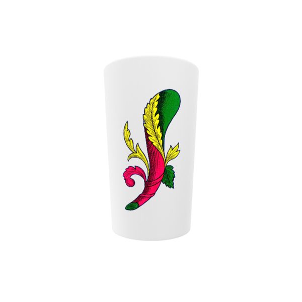 Asso di Bastoni 3 oz Espresso Cup, Italian Playing Card Scopa Design Demitasse, Saucer Not Included
