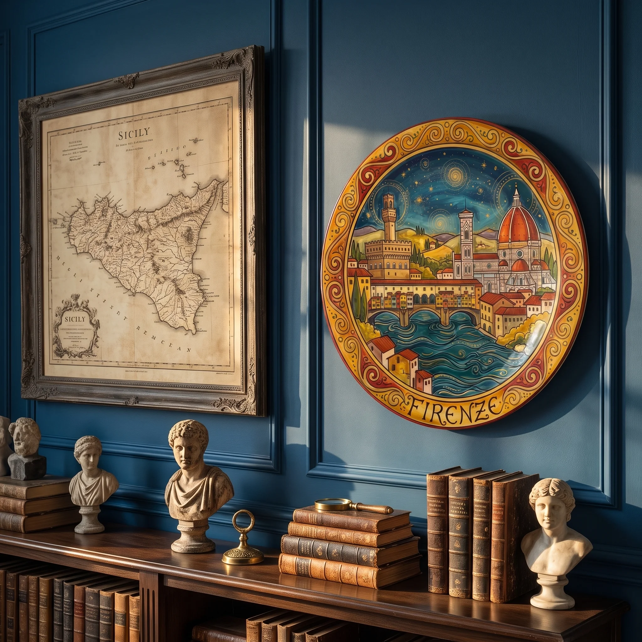 Florence Decorative Display Plate Italian City Skyline Wall Art Tuscan Style Kitchen Home Accent Decor Italy Travel Souvenir Gift - Image 6